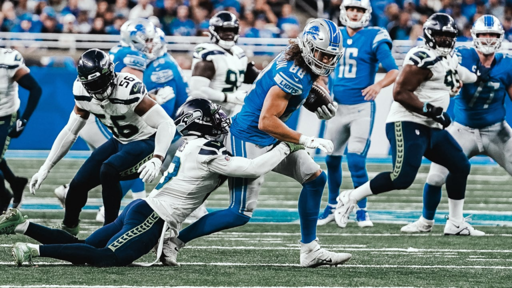 Seahawks vs detroit lions match player stats